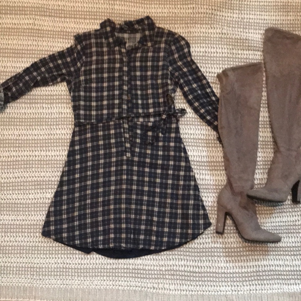 Doe & Rae plaid dress
